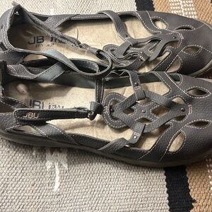 JBU by Jambu Charcoal Strappy Sandals